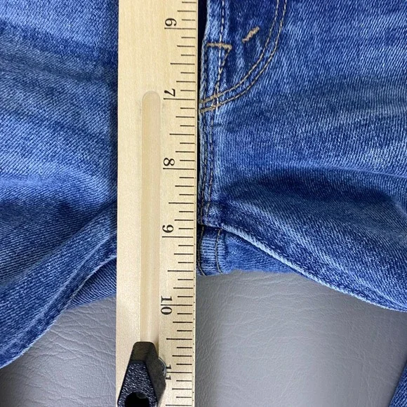 MOTHER The Runaway Weekender Jeans Women's Size 26 Flare Blue Distressed Denim - Picture 10 of 15